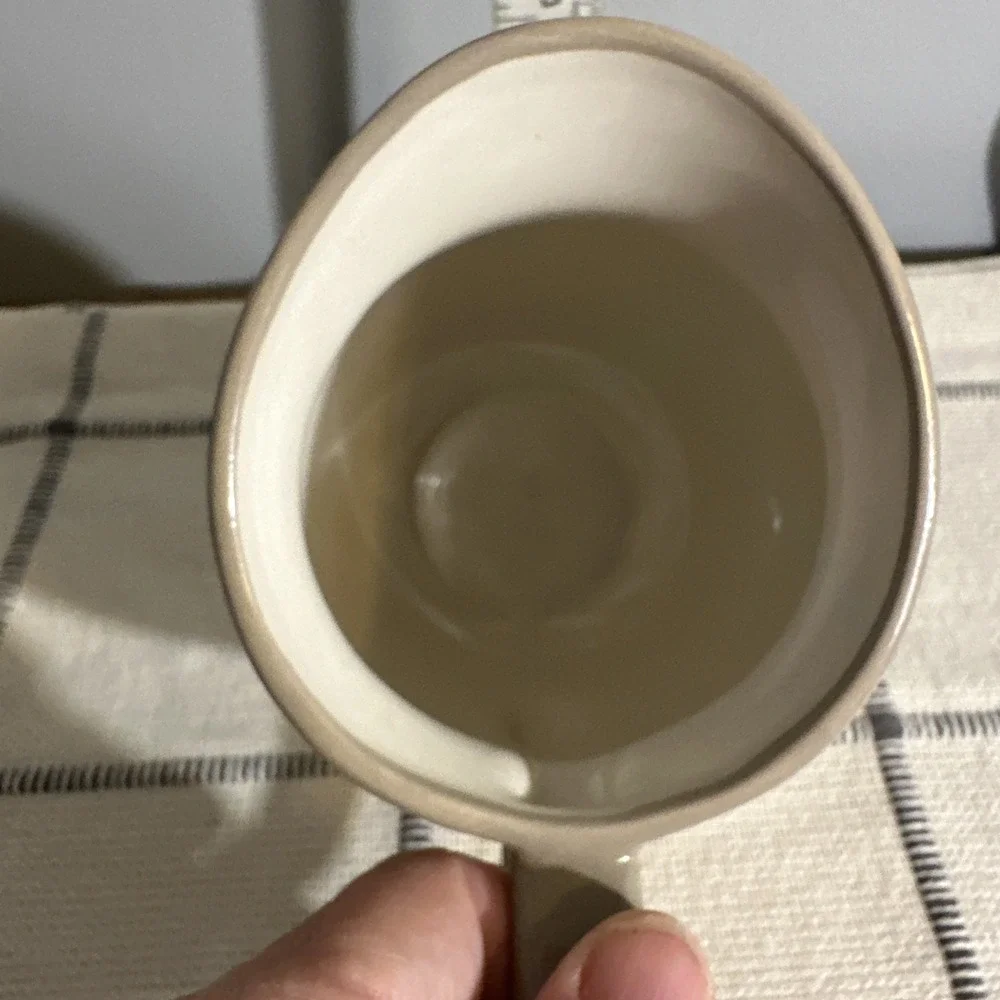 temp-tations Old World 20oz Pitcher Tan‎ Beige Brown Rustic Country Farmhouse